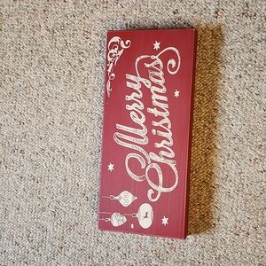 Christmas Decor "Merry Christmas" Plaque